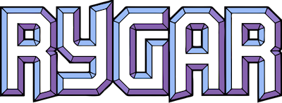 Rygar logo for ZX Spectrum